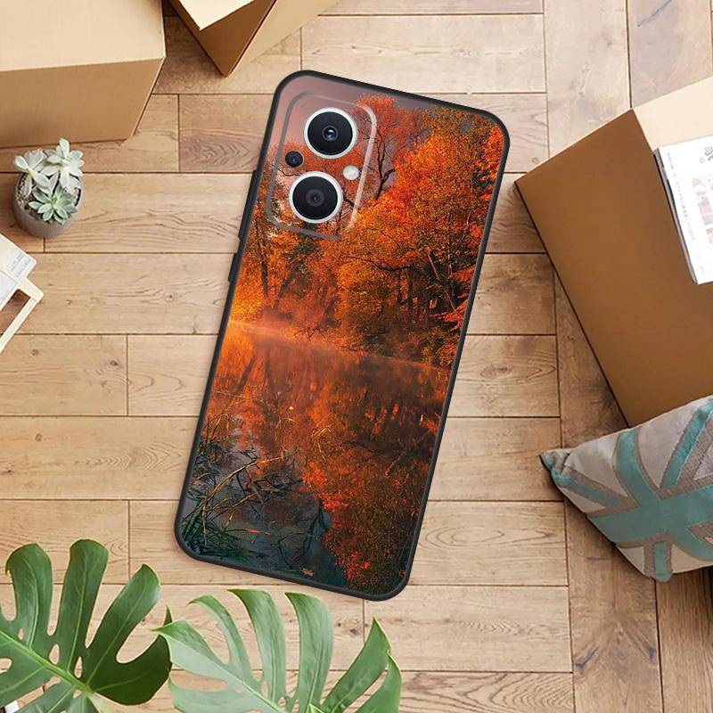 Autumn Leaves Phone Case For OPPO Reno 14 13 11 12 F 10 Pro 8T 7 8 Lite OPPO Find X8 X6 X5 X9 Pro Cover
