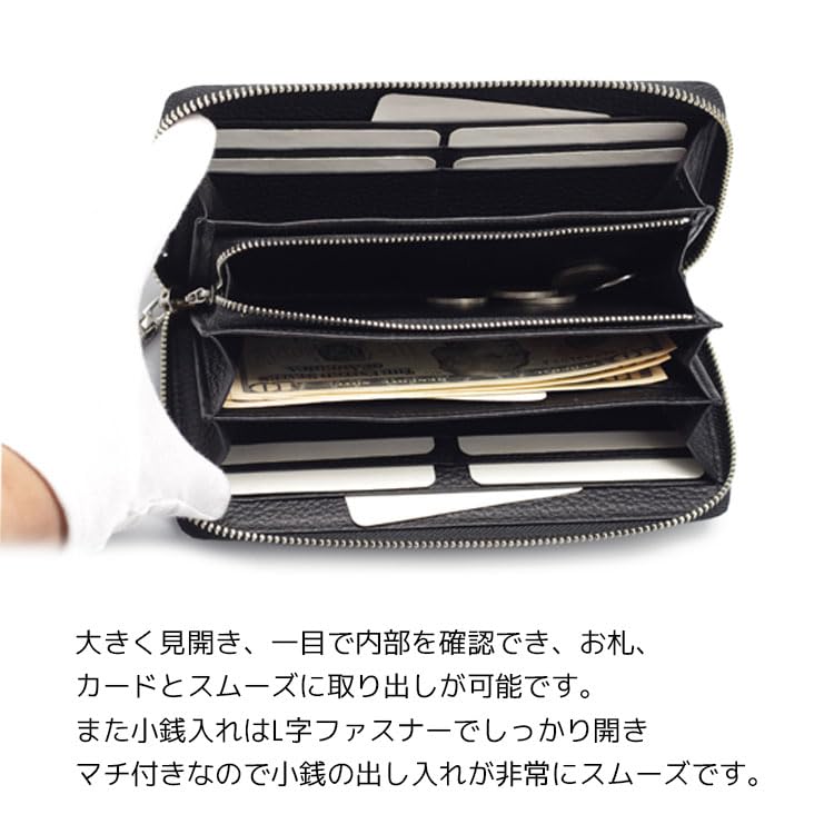 Crocodile Made in Round Long Genuine Genuine Luxury Good Money Times Feng Large Round Blue [Tokyo Crocodile] Wallet, Men's, Women's, Japan, Wallet,