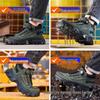Men's Lightweight Breathable All-Season Safety Shoes - Anti-Smash, Anti-Puncture, Wear-Resistant, Long-Lasting Comfort