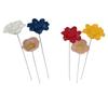 Colorful Insect Drinking Cup Flower Shape Garden Decoration Bee Watering Station  Household