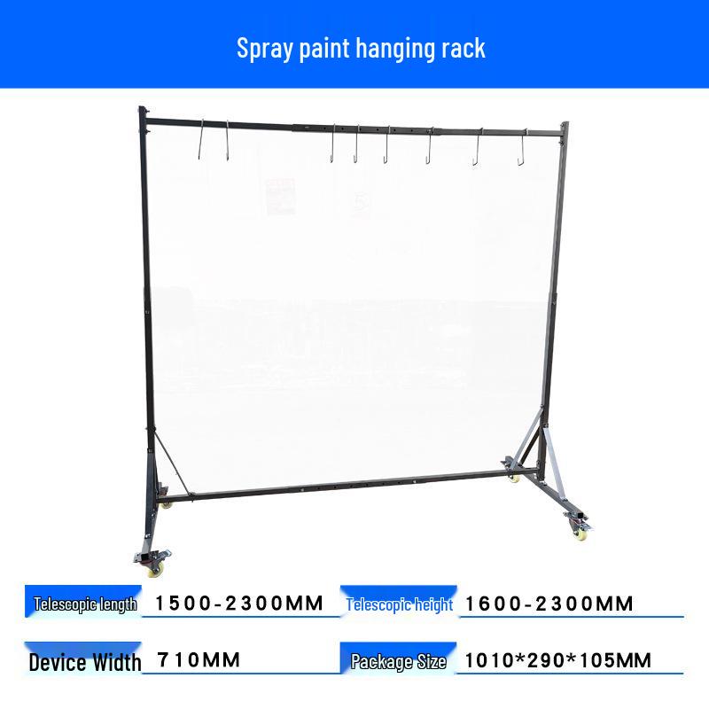 Multi-function Rotating Spray Booth Rack for Car Bumper and Sheet Metal Painting