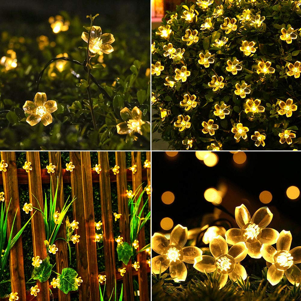 cshare Solar LED String Garden Solar LED Illumination 50 IP65 8 Automatic at Suitable for New School Solar Decorative Solar String Lights Lights,