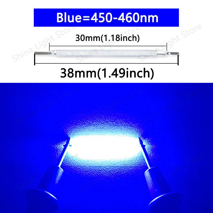 10~1200pcs 3V Filament LED 38mm LEDS Edison Light Bulb Decoration Home Wedding Party Camping Lighting Diod Accessories