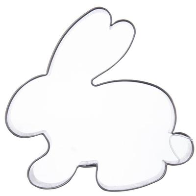 Cortador de galletas de conejo de acero 6,5 cm
