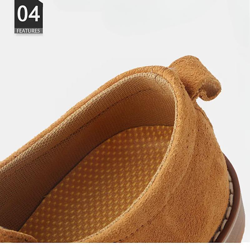 Fashion Men's Derby Shoe Oxford Lace Up Suede Leather Shoes Casual Shoes Outdoor Dress Shoes