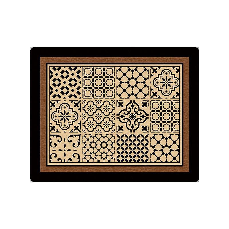 American Floral Diatom Mud Kitchen Countertop Mat - Non-slip, Heat-Resistant, Wear-Resistant, and Easy to Clean. 30x40 cm
