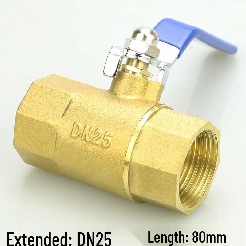 4-Point DN15 & 6-Point DN20 All-Copper Ball Valve, High-Temp Resistant, 1-Inch & 2-Inch, for Tap Water.