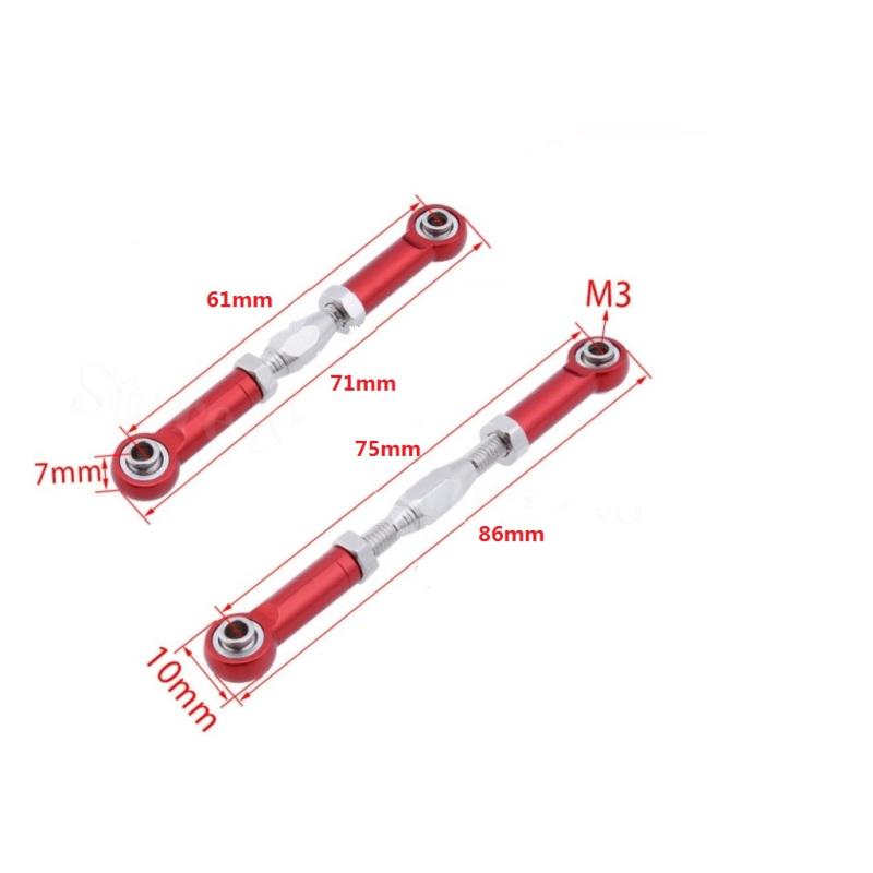 Buy 71mm Aluminum Turnbuckle Rod Linkage For RC 1/10 Redcat Traxxas EPX