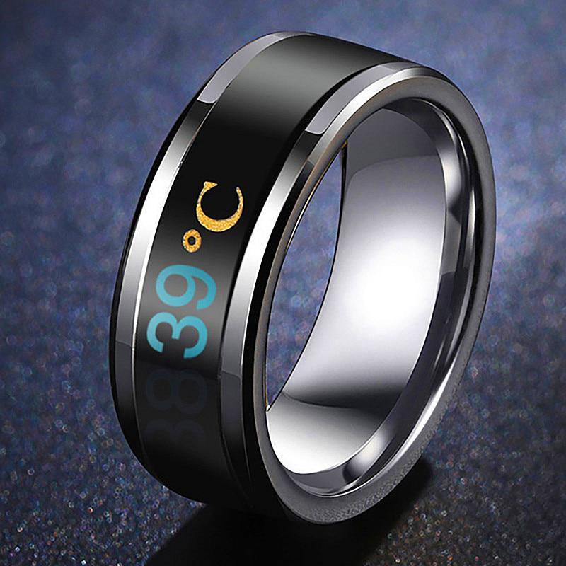 1 Stück Kalter Stil Männer Titanstahlring, Edelstahl nicht verblassender Ring vielseitiges Accessoire