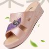 Mom’s Outdoor Women's Summer Fashion Non-Slip Thick-Soled Slippers - Comfortable for Middle-Aged and Elderly