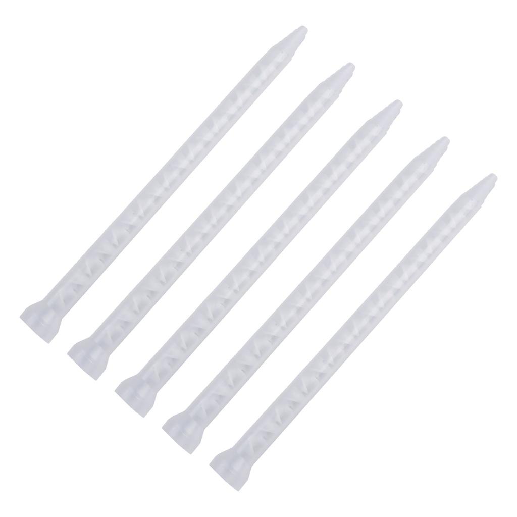 10PCS 10-18 AB Mixing Nozzle with Transparent Cover and Pointed Tip for Precise Dispensing of Two-Part Adhesives and Sealants