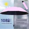 12-Rib Extra-Large Umbrella, Dual-Purpose for Sun and Rain, Sunshade Umbrella for Men and Women, Manual Reinforced Folding Sun Protection Umbrella