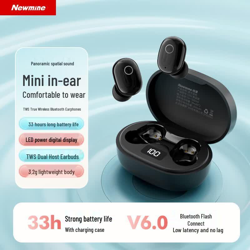 Newman LY02 Digitalanzeige TWS True Wireless Bluetooth-Ohrhörer