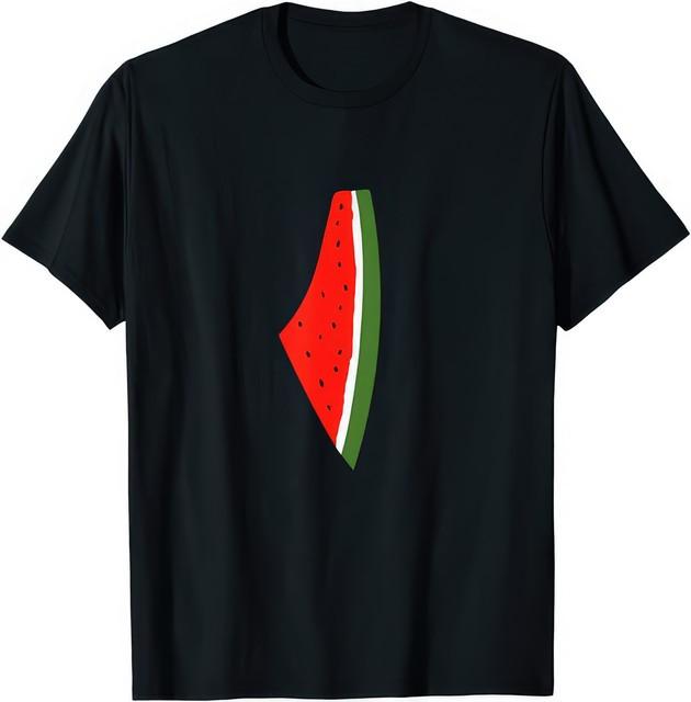 Palestine Flag Watermelon Peace Retro Palestinian Graphic T-Shirt XXL