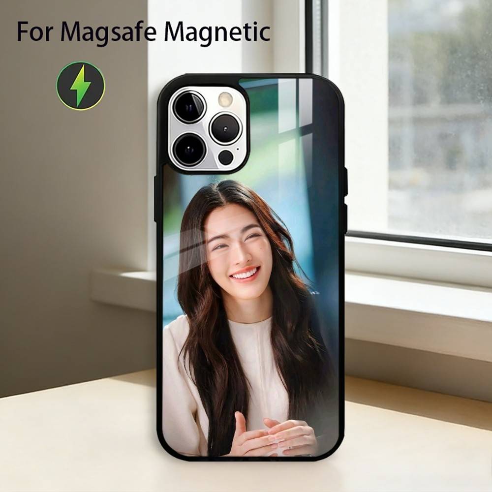 Peraya M-Malisorn F-Faye Phone Case For iPhone17,16,15,14,13,12,11 Plus,Pro Magnetic For Magsafe Wireless Charging