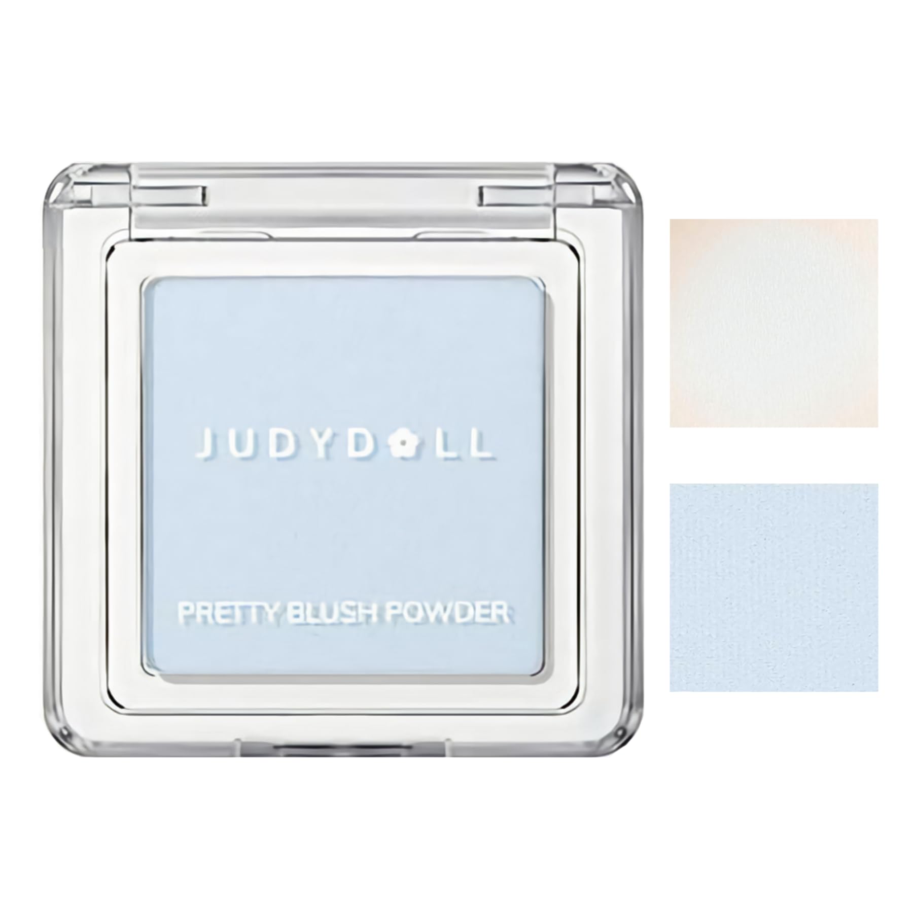Judy Doll Single Color Cheek Powder, 2g (#52 Sea Salt (Matte, Widening Effect))
