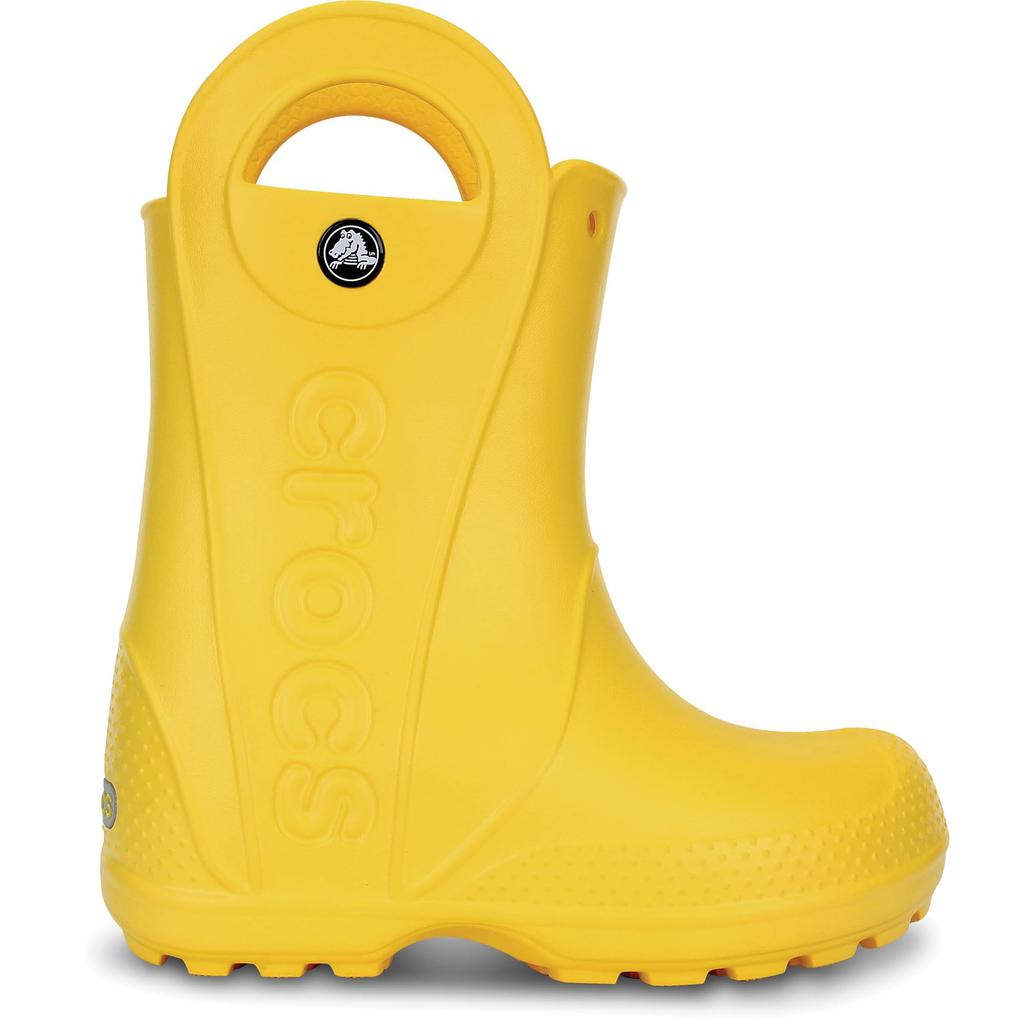 Crocs Handle It Rain 19cm Boots, Kids, Yellow,