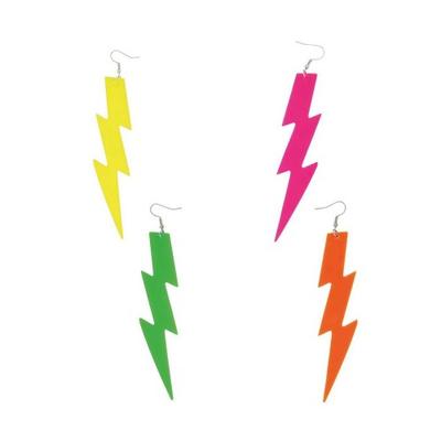 Fiestas Guirca Womens/Ladies 80s Neon Earrings