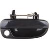OCPTY Door Handle Exterior Front Passenger Right Side Replacement Fit 2000-2005 for Hyundai Accent Outside Door Handle Smooth Black