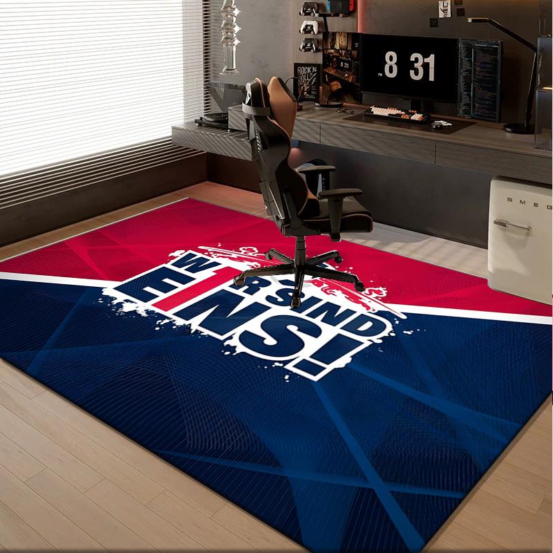 1PC rug Rb FootballCrest Design Carpet, Chair Rug,Area Rug for Office Bedroom living rooms bedroom, Doormat decor Christmas fan gifts