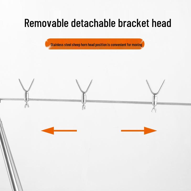 Stainless Steel Multifunctional Surf Rod Stand with Large Capacity