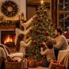 Snowflake Elk Christmas Lantern Decoration DIY Hanging Ornaments  Party Decoration