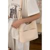 Casual Soft-faced Large-capacity Bag, Fashionable Commuting Single-shoulder Crossbody Bag, Simple and Retro Bucket Bag