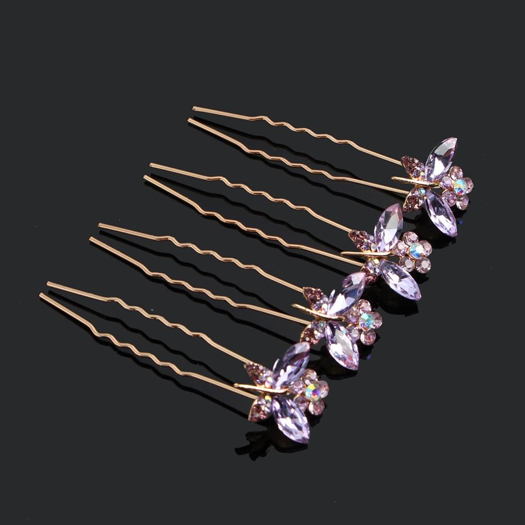 

Women s Brinter Point Hairpin 4p (Purple)/Updo Hairpin