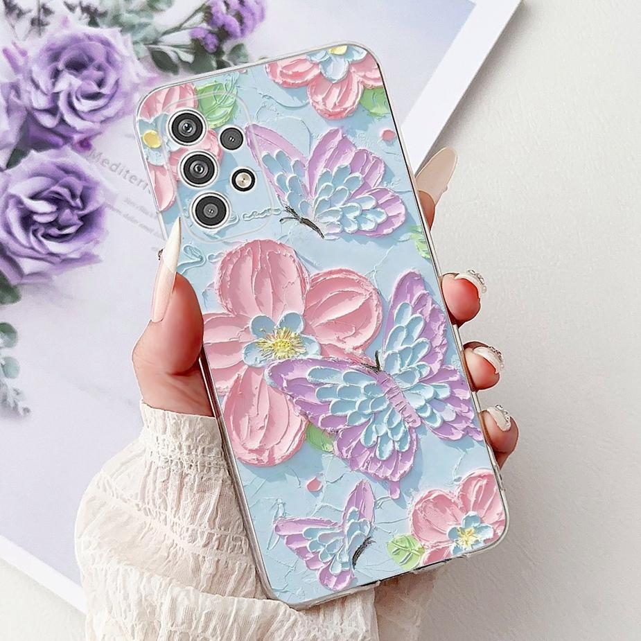 For Samsung Galaxy A52 A52s A72 5G Case Cute Painted Cover Soft Silicone Phone Cases For Samsung A52 A 52 s Galaxy A72 5G Fundas