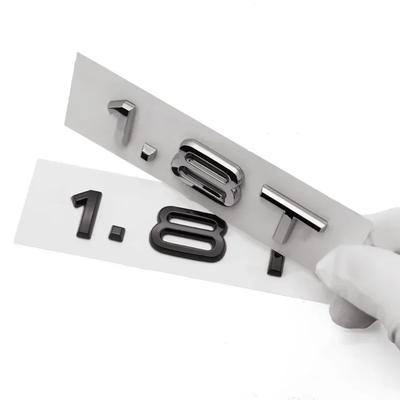 3D ABS Letters Car Styling Rear Trunk Badge 1.8T 2.0T 3.0T Emblem Logo For S A3 A4 A5 A6 A7 A8 Q2 Q3 Q5 Q7 Q8 Car Accessories
