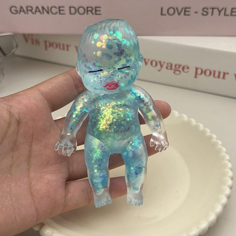 Squishy Maltose Sugar Baby Squeeze Toy Kawaii Baby Stretchable Slow Rising Fidget Toy For Adults Stress Anxiety Relief Gifts