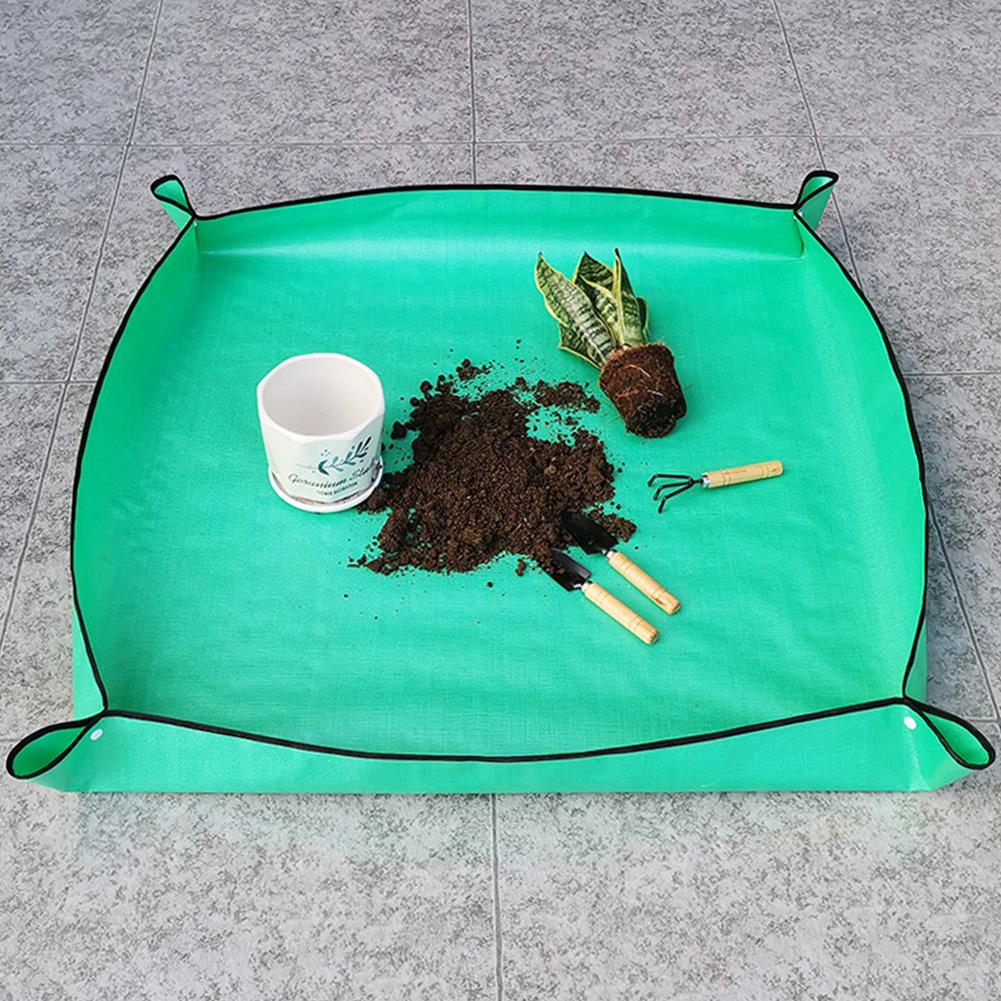 Indoor Garden Tool Waterproof Indoor Succulent Potting Mat PE Gardening Mat Portable for Plant Transplanting and Dirt Control