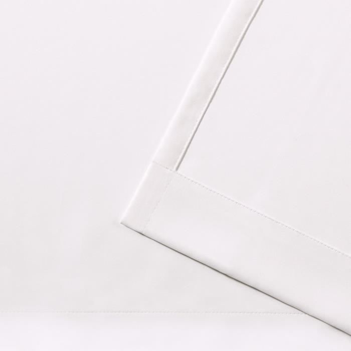 Blackout Curtains - THE COVER PARIS - 140 X 260cm - 100% Polyester - 8 Eyelets - White