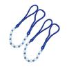 2Pcs Curtain Tiebacks with Pearls, Handmade Decorative Curtain Holdbacks Rope, Outdoor Farmhouse Tie Backs for Curtains, Curtain Holders for Drapes