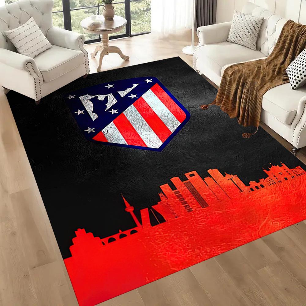 Atletico Madrid Carpet Perfect For Bedrooms Game Room Study Room Outdoor Antislip Carpet Office Home Decor