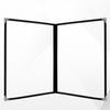 Menu Folder Double Panels Transparent Letter Size Holders Metal Corners Menu Covers for Hotel Restaurant Bar Cafe