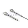 12pcs Swage Eye Terminal T316 Stainless Steel Wire Rope Fitting For 2/3/4/5/6mm Cable Assemblie Tensioner Marine Hardware