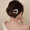 French Twist Haarstab Haarspange Acetat Wellige U-förmige Haarnadel Vintage Schildpatt Damen Haarknoten Pin Kopfbedeckung Accessoires