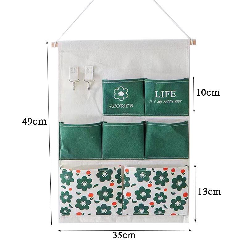 Wen'er Wandmontierte Mehrschichtige Hängeaufbewahrungstasche für Studentenwohnheime