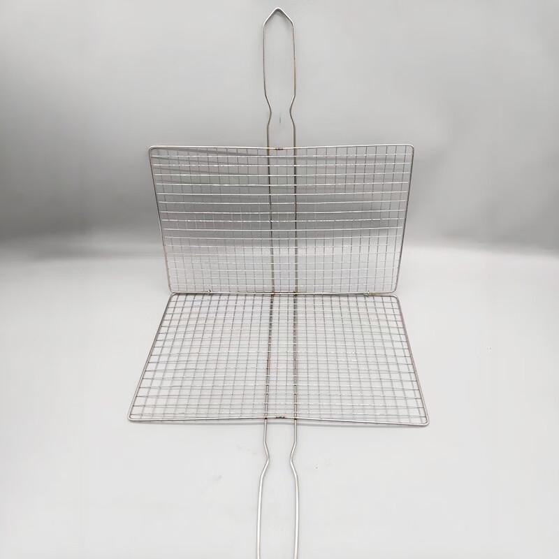 SMVP Stainless Steel Camping Fish Grill Basket