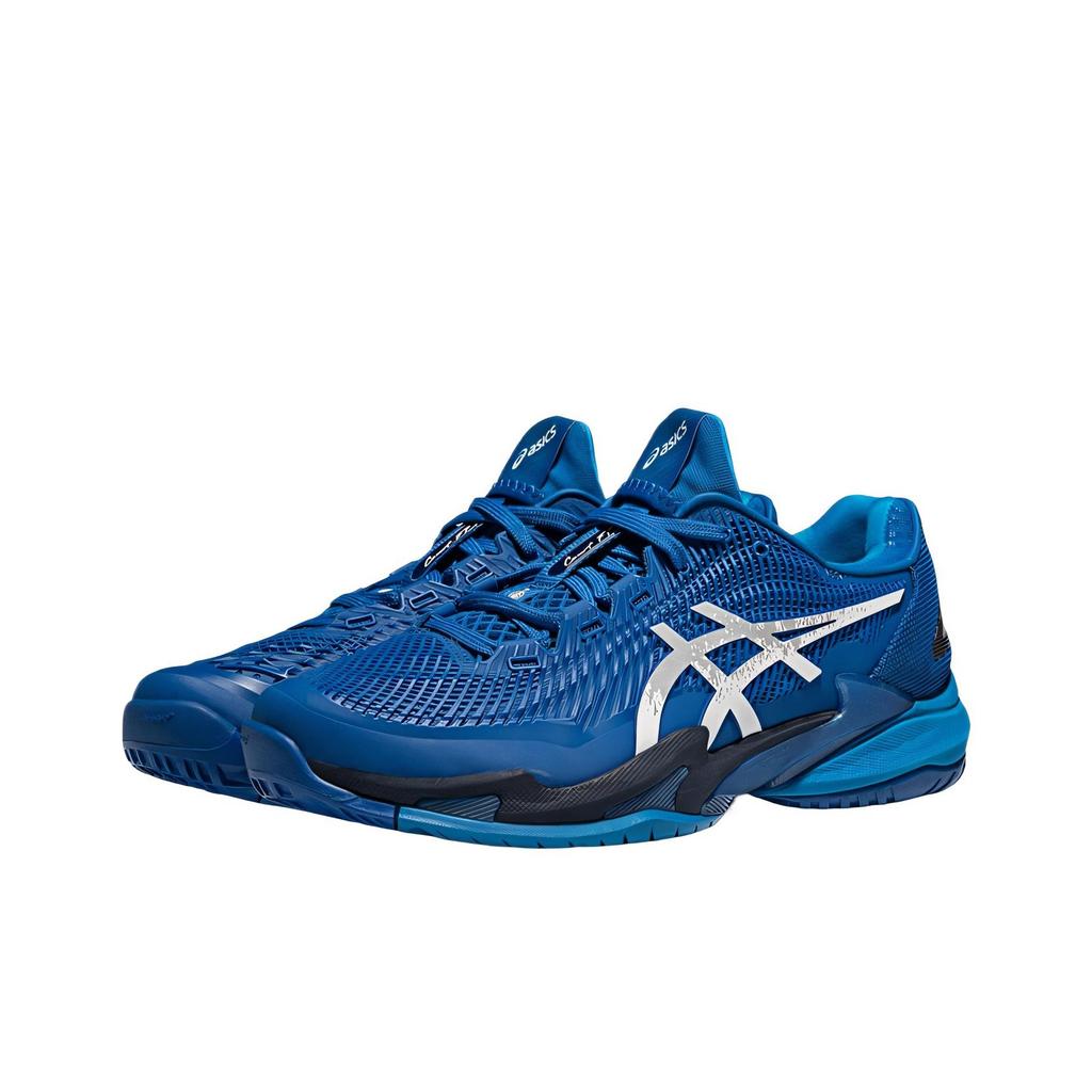 Asics Court FF 3 Novak Tuna Blue Men Sneakers Pure-Silver 1041A522-965