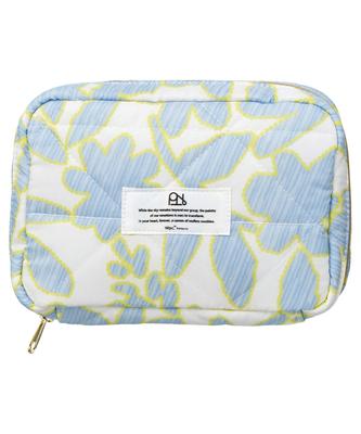 Patterns Quilted Gadget Pouch In Botanical Fragrance Stylish and Cute for Perfect for and Business Wide Opening for Easy Product Wpc. Water-Repellent