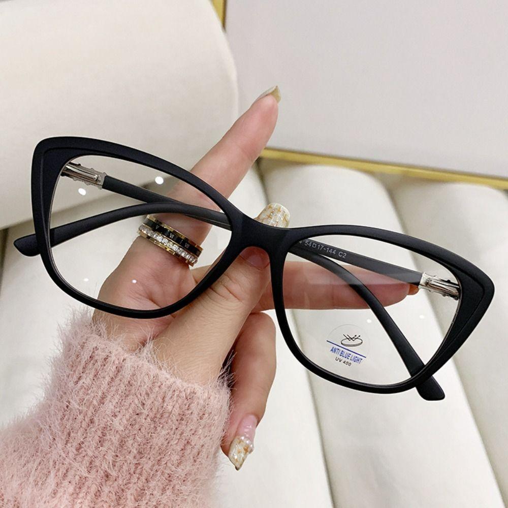 Men Women TR90 Anti-blue Light Glasses Vision Care Luxury Brand Designer Spectacles Eyewear Cat Eye Eyeglasses