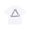 Palace Bones White Back Triangle Printing Short Sleeve Unisex PAL-SS18-057