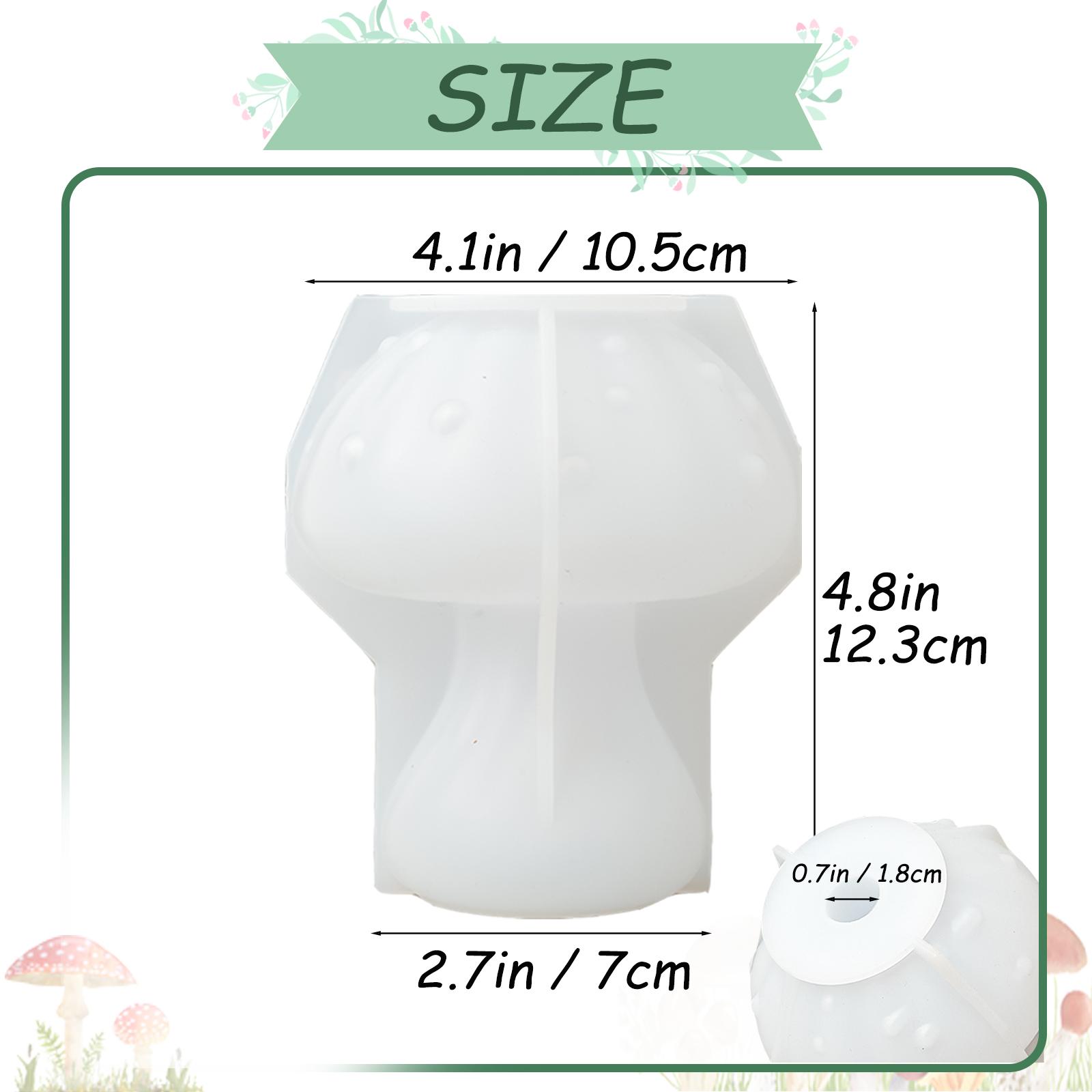 

3 шт. ваза-гриб силиконовые формы 3D гидропонная ваза для растений смоляная форма DIY бетон гипсовые украшения набор инструментов домашний декор ремесла