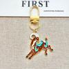 Creative Sheep Metal Keychain Compact Size Vintage Pendant Fashion Bag Charm for Purse Decor New Year Souvenir Gift