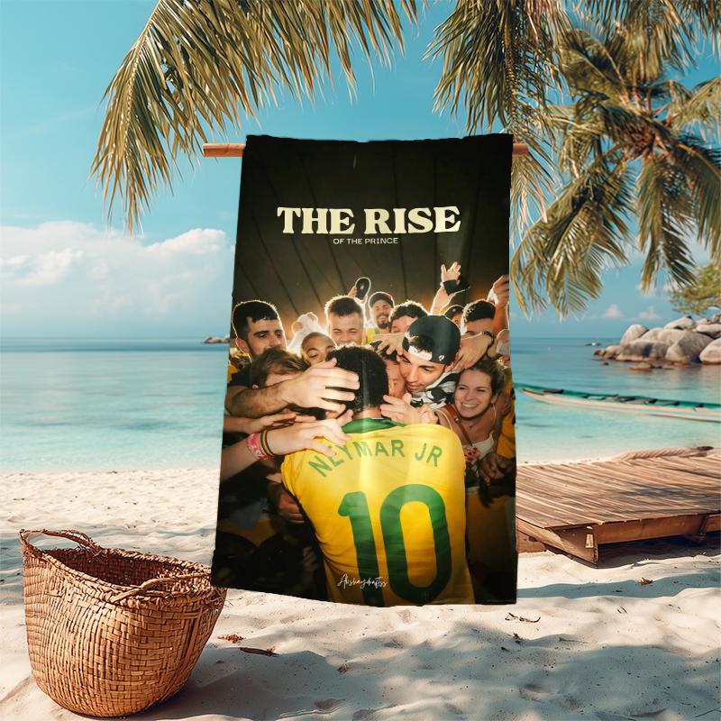1pc Happy Birthday Celebration Microfiber Quick Dry Beach Towel Absorbent Soft Oversized Sand Free Towel for Travel Pool Gym Swimming Yoga 20a157