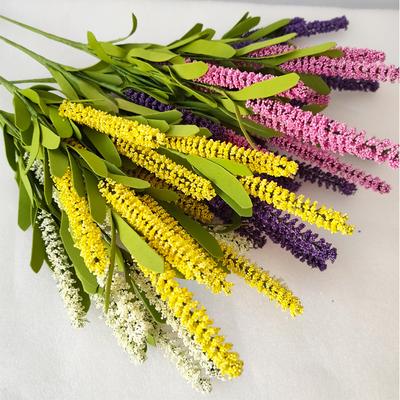 12 Lavender Provence Pe Foam Flower Wedding Green Plant Supplies Fake Flower Decoration Simulation Flower Vanilla