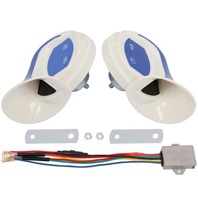 1 Set Home Security Alarm 12V Speakers Automotive 115DB Horn Car Speaker Electric Siren Loud Air Snail Horn
