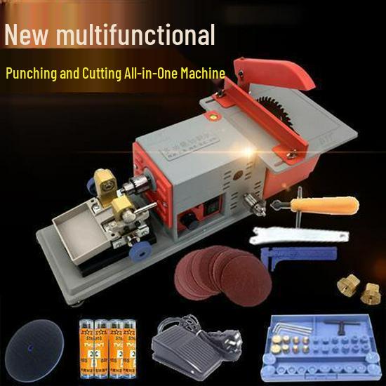 Pearl Punching Machine: Mini Jade Beads DIY Drill for Home & Craft Use